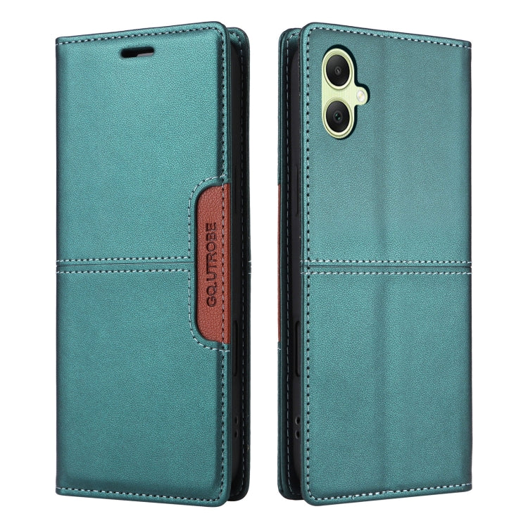 For Samsung Galaxy A05 GQUTROBE G01 RFID Anti-theft Leather Phone Case