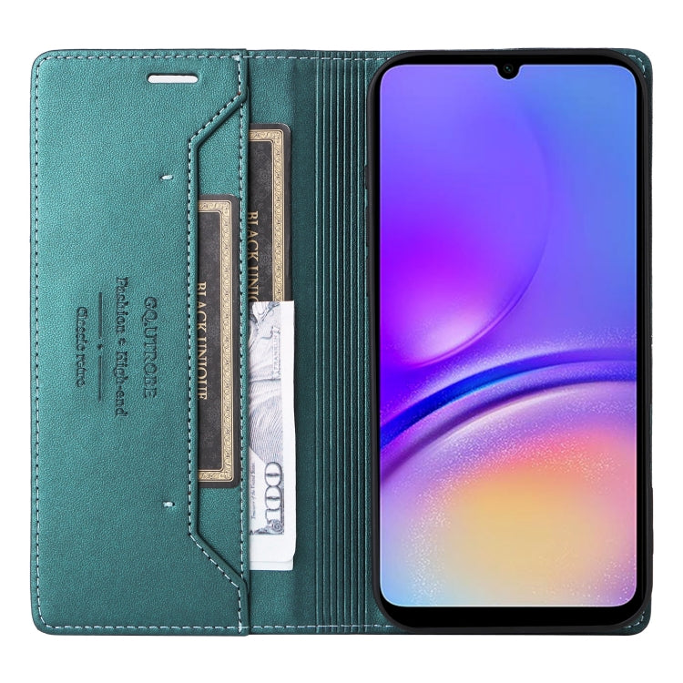 For Samsung Galaxy A05 GQUTROBE G01 RFID Anti-theft Leather Phone Case