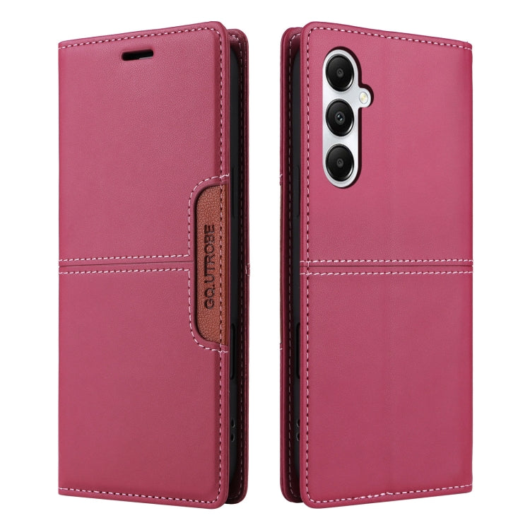 For Samsung Galaxy A05s GQUTROBE G01 RFID Anti-theft Leather Phone Case