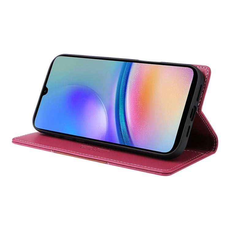 For Samsung Galaxy A05s GQUTROBE G01 RFID Anti-theft Leather Phone Case