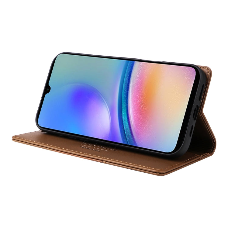 For Samsung Galaxy A05s GQUTROBE G01 RFID Anti-theft Leather Phone Case