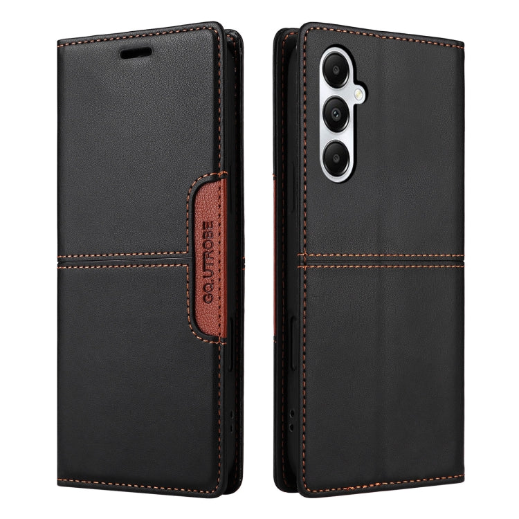 For Samsung Galaxy A05s GQUTROBE G01 RFID Anti-theft Leather Phone Case