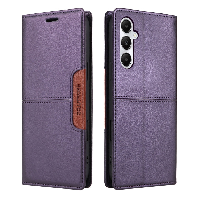 For Samsung Galaxy A05s GQUTROBE G01 RFID Anti-theft Leather Phone Case