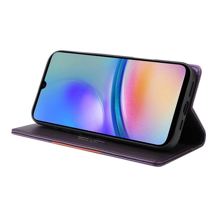 For Samsung Galaxy A05s GQUTROBE G01 RFID Anti-theft Leather Phone Case