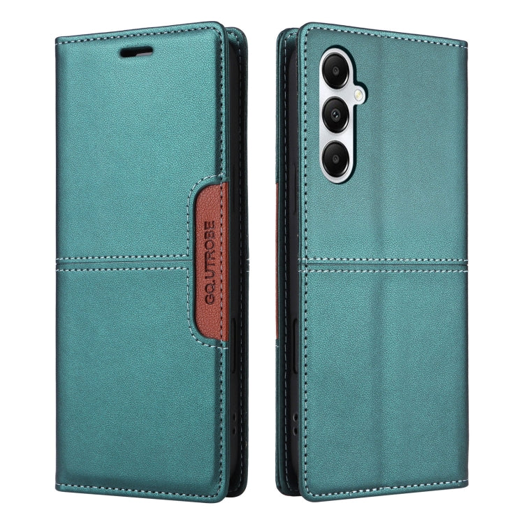 For Samsung Galaxy A05s GQUTROBE G01 RFID Anti-theft Leather Phone Case