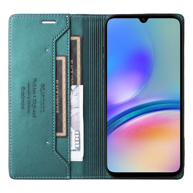 For Samsung Galaxy A05s GQUTROBE G01 RFID Anti-theft Leather Phone Case