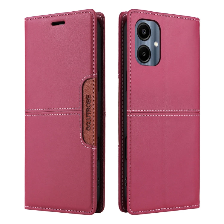 For Samsung Galaxy A06 GQUTROBE G01 RFID Anti-theft Leather Phone Case
