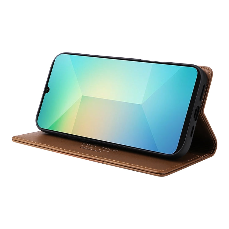 For Samsung Galaxy A06 GQUTROBE G01 RFID Anti-theft Leather Phone Case