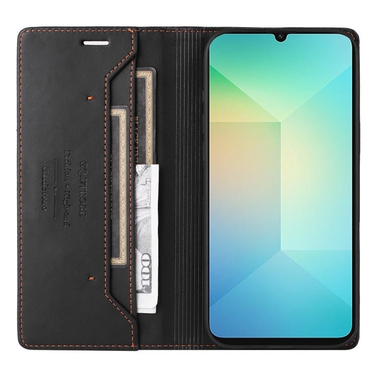 For Samsung Galaxy A06 GQUTROBE G01 RFID Anti-theft Leather Phone Case
