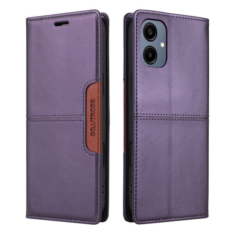 For Samsung Galaxy A06 GQUTROBE G01 RFID Anti-theft Leather Phone Case