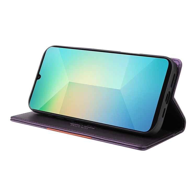 For Samsung Galaxy A06 GQUTROBE G01 RFID Anti-theft Leather Phone Case