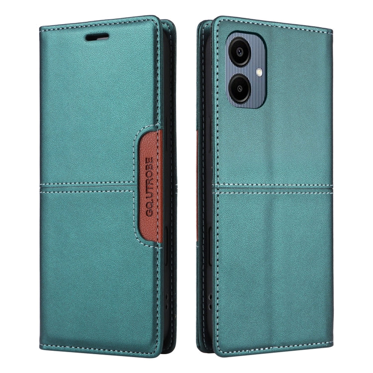 For Samsung Galaxy A06 GQUTROBE G01 RFID Anti-theft Leather Phone Case
