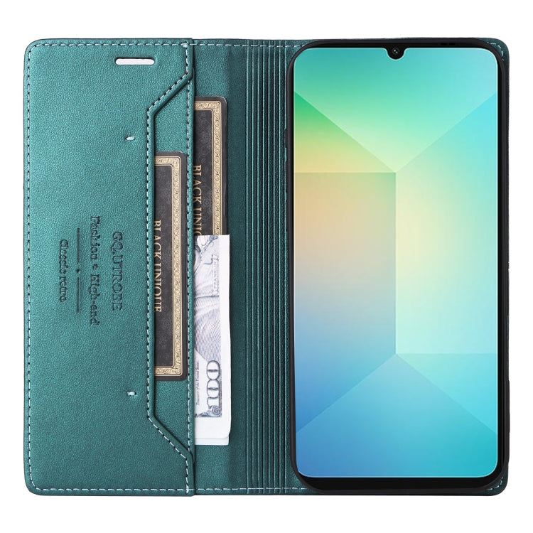 For Samsung Galaxy A06 GQUTROBE G01 RFID Anti-theft Leather Phone Case