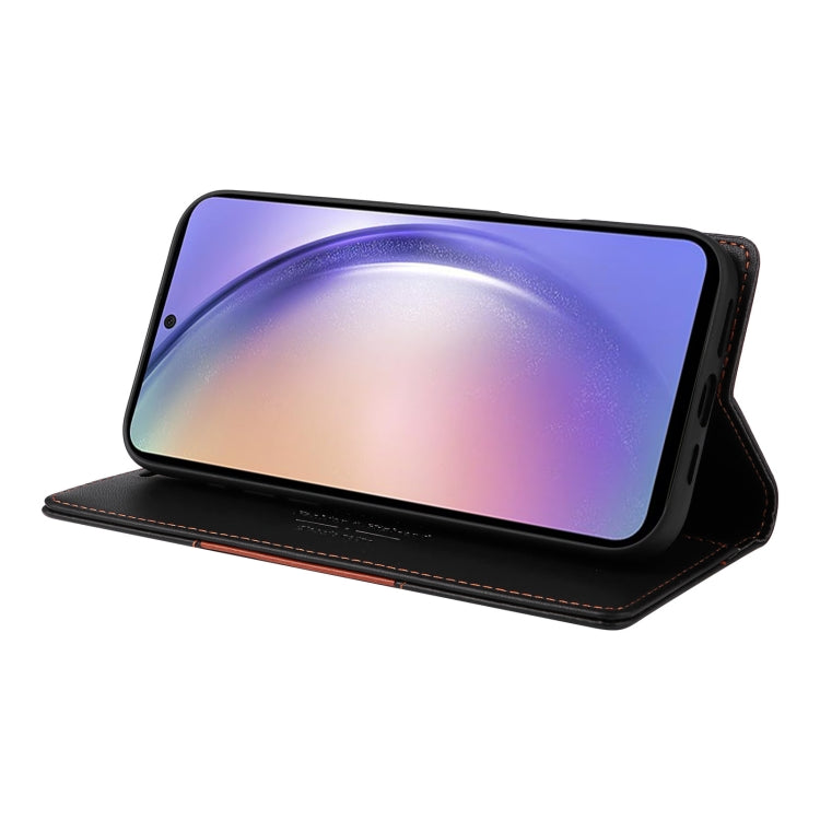 For Samsung Galaxy A14 5G GQUTROBE G01 RFID Anti-theft Leather Phone Case