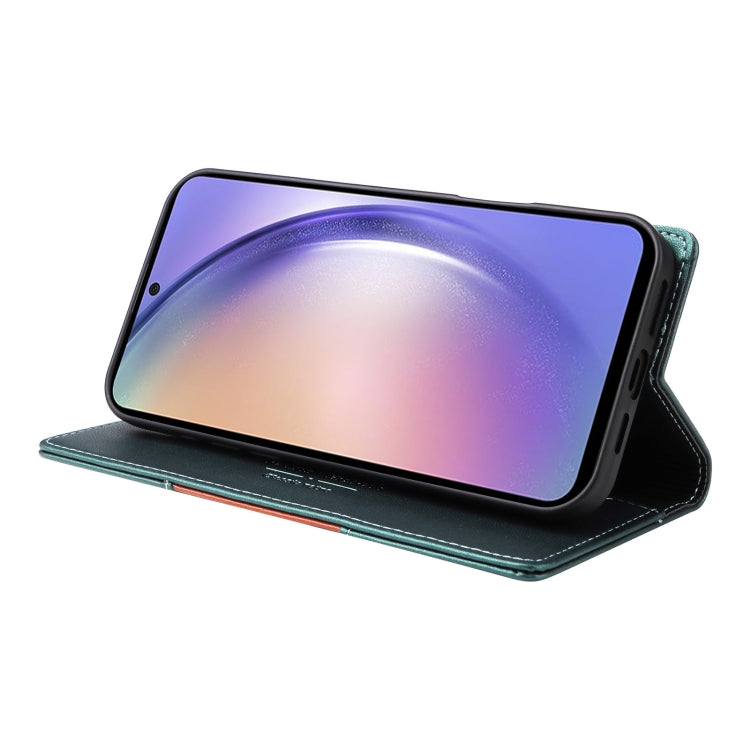 For Samsung Galaxy A14 5G GQUTROBE G01 RFID Anti-theft Leather Phone Case