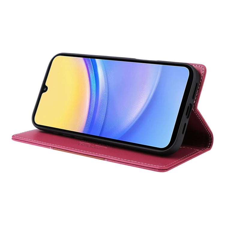 For Samsung Galaxy A15 5G GQUTROBE G01 RFID Anti-theft Leather Phone Case
