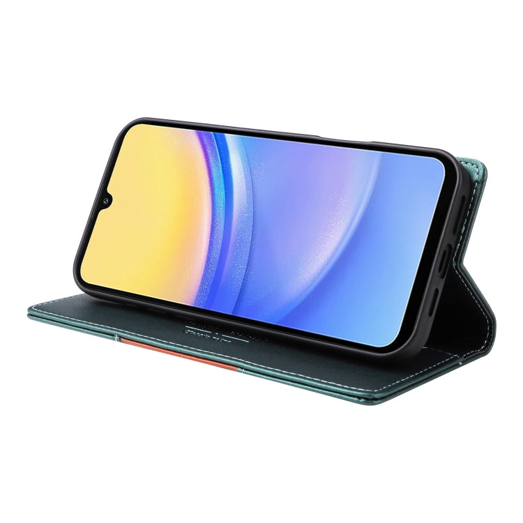 For Samsung Galaxy A15 5G GQUTROBE G01 RFID Anti-theft Leather Phone Case