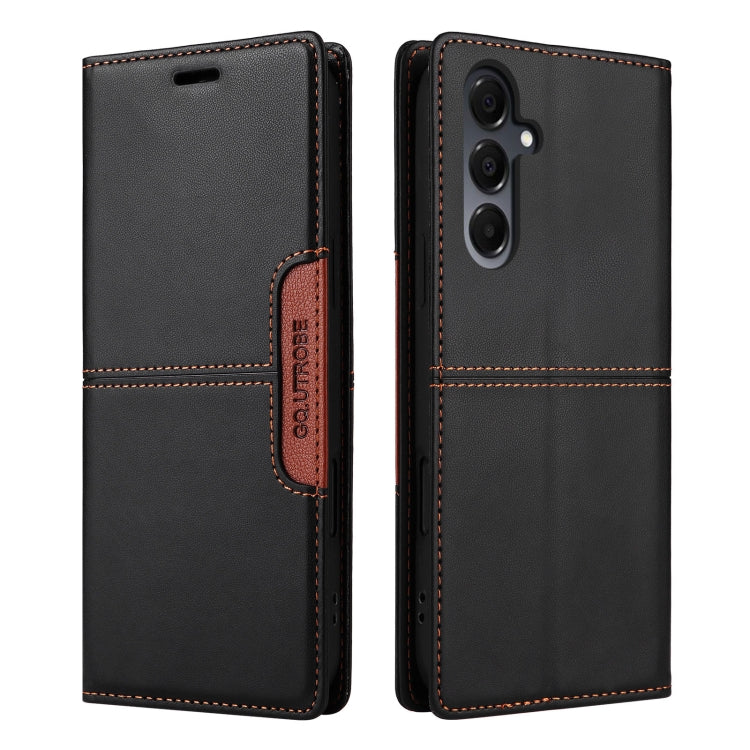 For Samsung Galaxy A16 GQUTROBE G01 RFID Anti-theft Leather Phone Case
