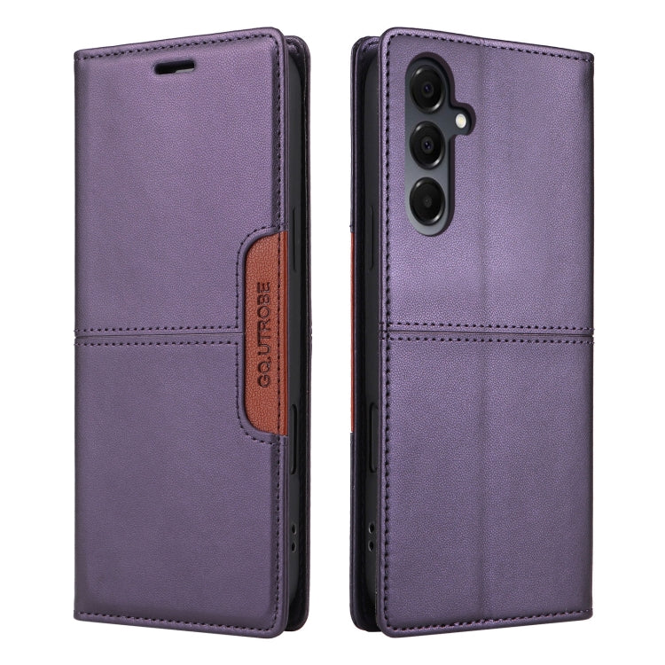 For Samsung Galaxy A16 GQUTROBE G01 RFID Anti-theft Leather Phone Case