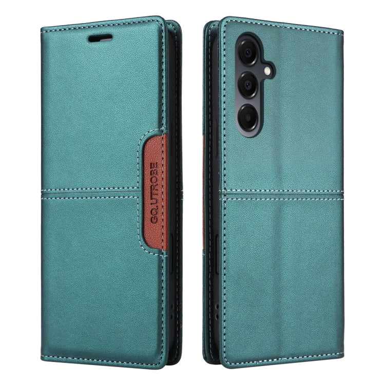 For Samsung Galaxy A16 GQUTROBE G01 RFID Anti-theft Leather Phone Case
