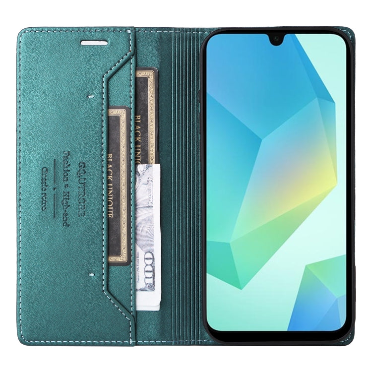 For Samsung Galaxy A16 GQUTROBE G01 RFID Anti-theft Leather Phone Case