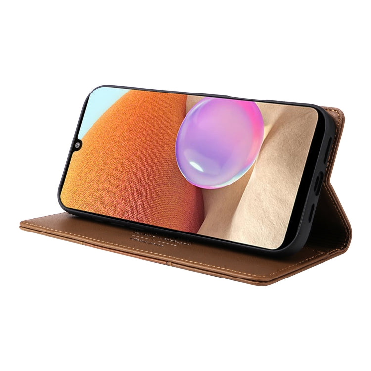 For Samsung Galaxy A32 4G GQUTROBE G01 RFID Anti-theft Leather Phone Case