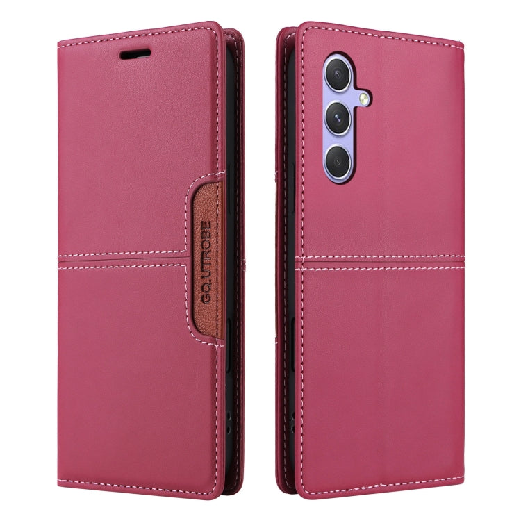 For Samsung Galaxy A54 5G GQUTROBE G01 RFID Anti-theft Leather Phone Case