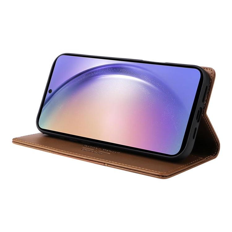 For Samsung Galaxy A54 5G GQUTROBE G01 RFID Anti-theft Leather Phone Case