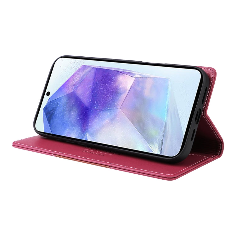 For Samsung Galaxy A55 5G GQUTROBE G01 RFID Anti-theft Leather Phone Case
