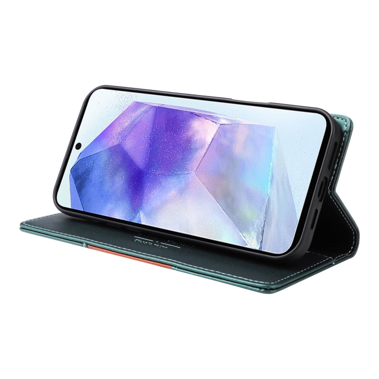 For Samsung Galaxy A55 5G GQUTROBE G01 RFID Anti-theft Leather Phone Case