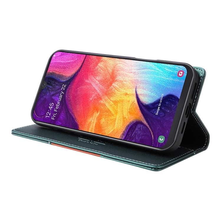 For Samsung Galaxy A70 GQUTROBE G01 RFID Anti-theft Leather Phone Case