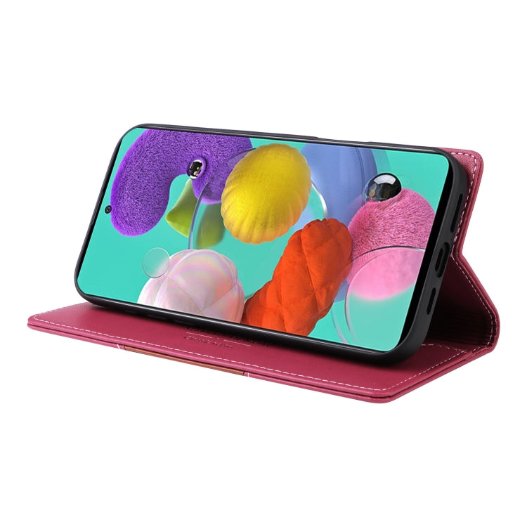 For Samsung Galaxy A71 4G GQUTROBE G01 RFID Anti-theft Leather Phone Case