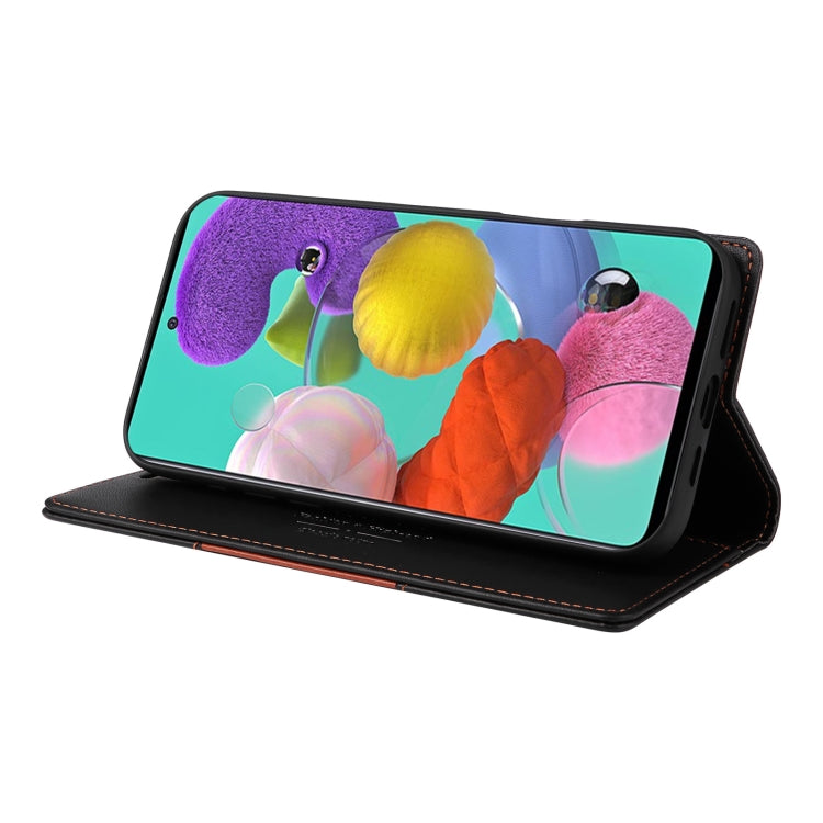For Samsung Galaxy A71 4G GQUTROBE G01 RFID Anti-theft Leather Phone Case