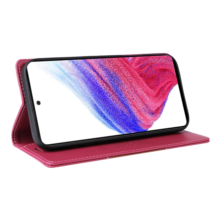 For Samsung Galaxy A72 GQUTROBE G01 RFID Anti-theft Leather Phone Case