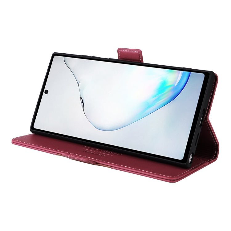 For Samsung Galaxy Note10+ GQUTROBE G01 RFID Anti-theft Leather Phone Case