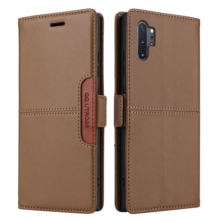 For Samsung Galaxy Note10+ GQUTROBE G01 RFID Anti-theft Leather Phone Case
