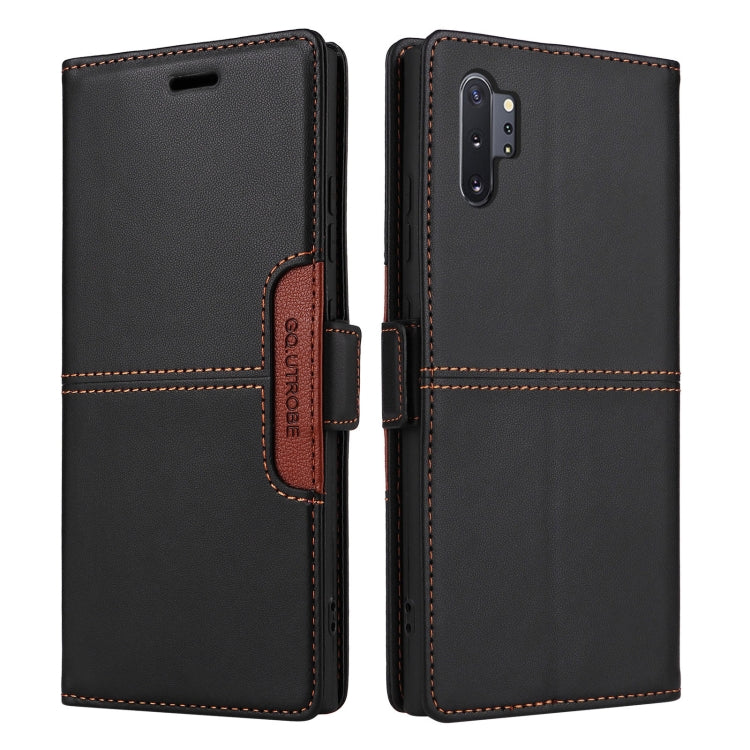 For Samsung Galaxy Note10+ GQUTROBE G01 RFID Anti-theft Leather Phone Case