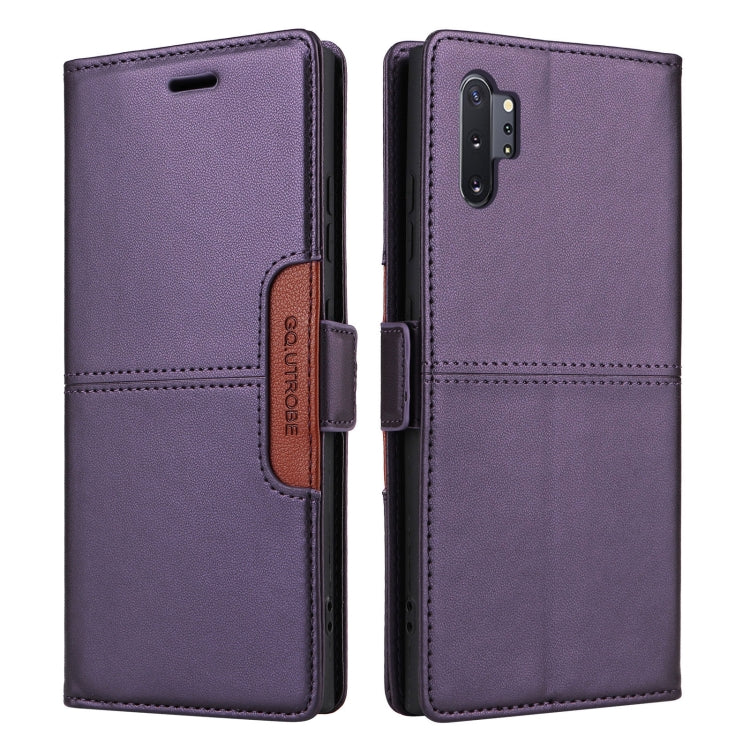 For Samsung Galaxy Note10+ GQUTROBE G01 RFID Anti-theft Leather Phone Case