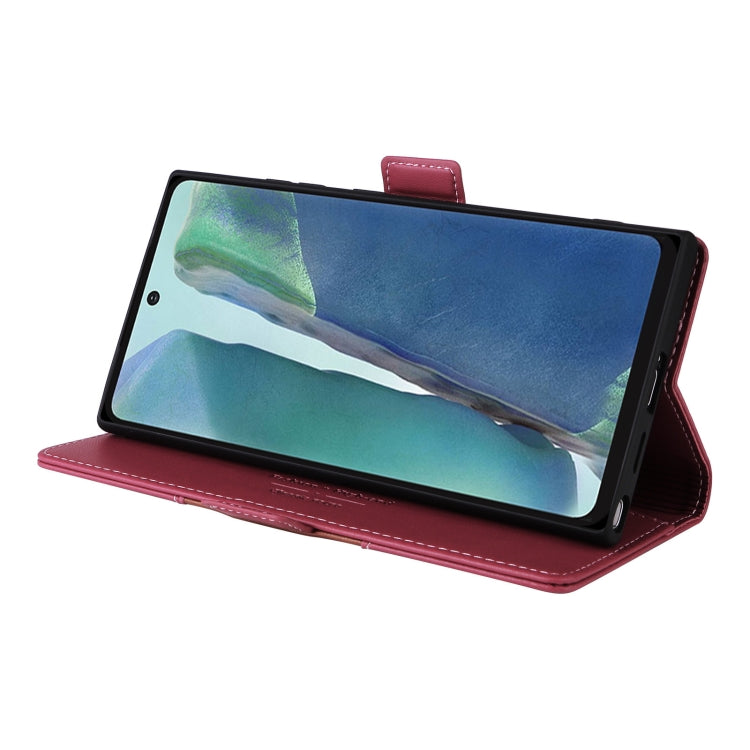 For Samsung Galaxy Note20 GQUTROBE G01 RFID Anti-theft Leather Phone Case