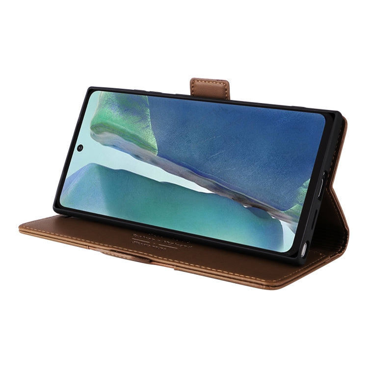 For Samsung Galaxy Note20 GQUTROBE G01 RFID Anti-theft Leather Phone Case