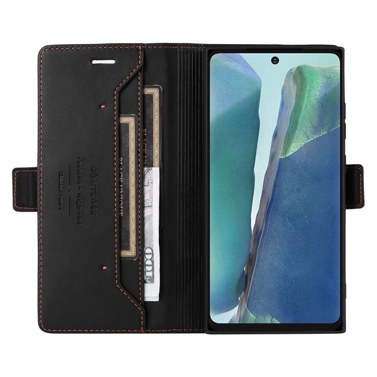 For Samsung Galaxy Note20 GQUTROBE G01 RFID Anti-theft Leather Phone Case