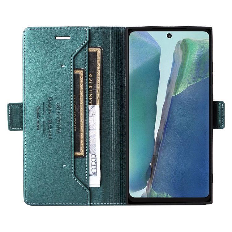 For Samsung Galaxy Note20 GQUTROBE G01 RFID Anti-theft Leather Phone Case