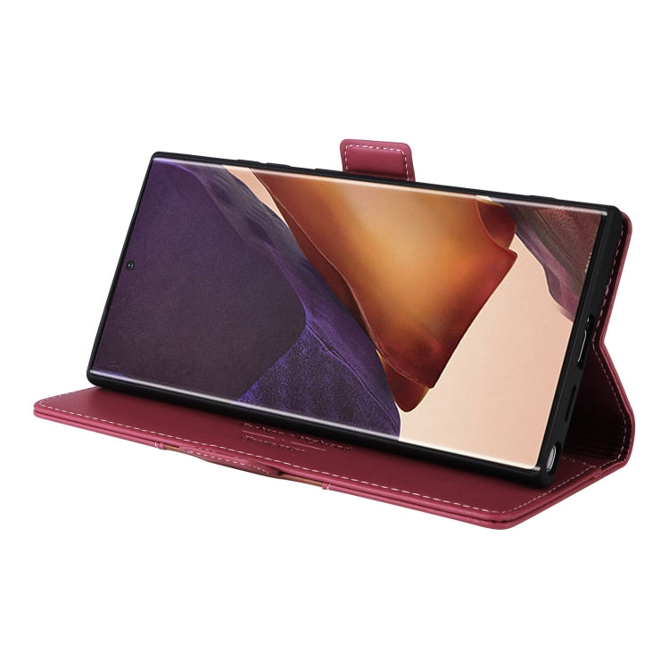 For Samsung Galaxy Note20 Ultra GQUTROBE G01 RFID Anti-theft Leather Phone Case