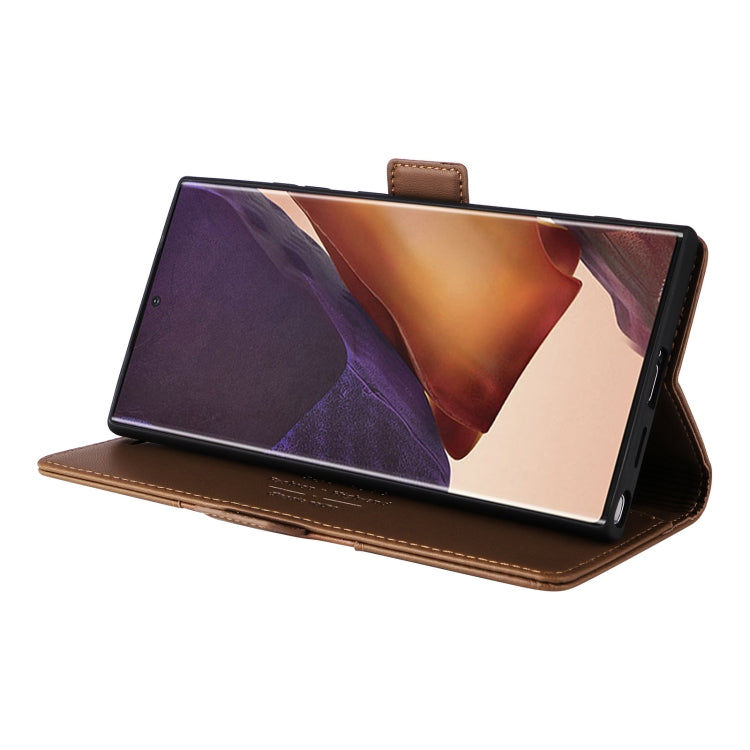 For Samsung Galaxy Note20 Ultra GQUTROBE G01 RFID Anti-theft Leather Phone Case