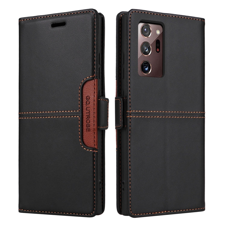 For Samsung Galaxy Note20 Ultra GQUTROBE G01 RFID Anti-theft Leather Phone Case