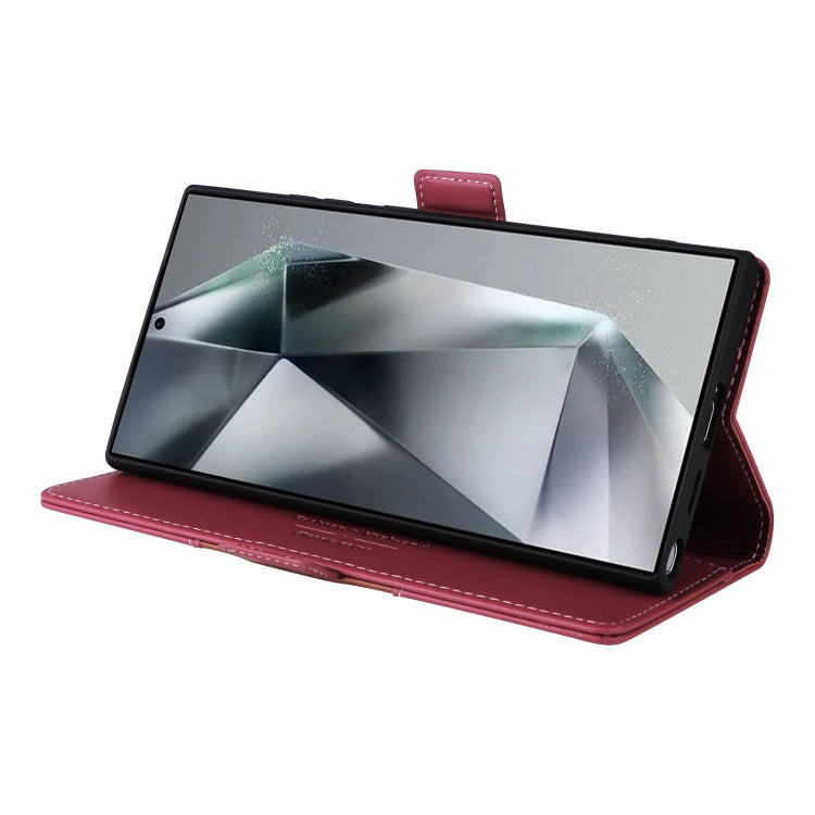 For Samsung Galaxy S23 Ultra 5G GQUTROBE G01 RFID Anti-theft Leather Phone Case