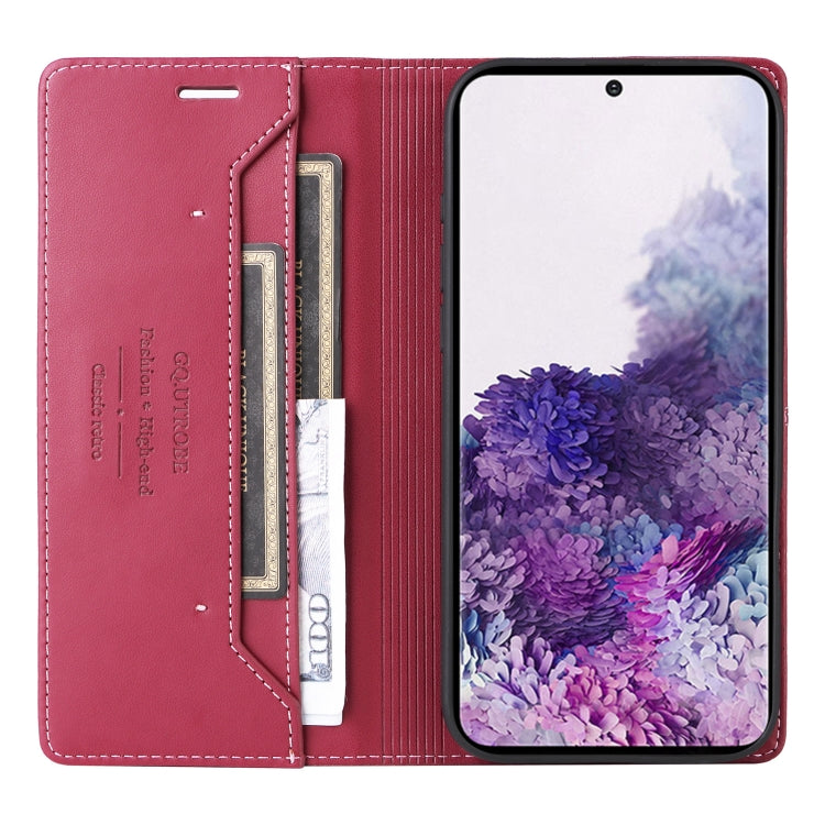 For Samsung Galaxy S20 GQUTROBE G01 RFID Anti-theft Leather Phone Case