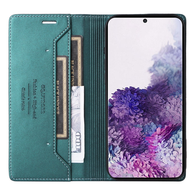 For Samsung Galaxy S20 GQUTROBE G01 RFID Anti-theft Leather Phone Case