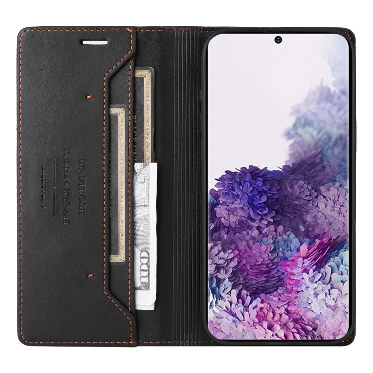 For Samsung Galaxy S20 FE GQUTROBE G01 RFID Anti-theft Leather Phone Case