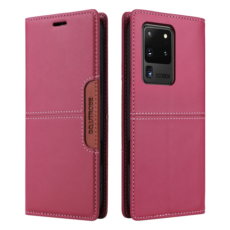 For Samsung Galaxy S20 Ultra GQUTROBE G01 RFID Anti-theft Leather Phone Case